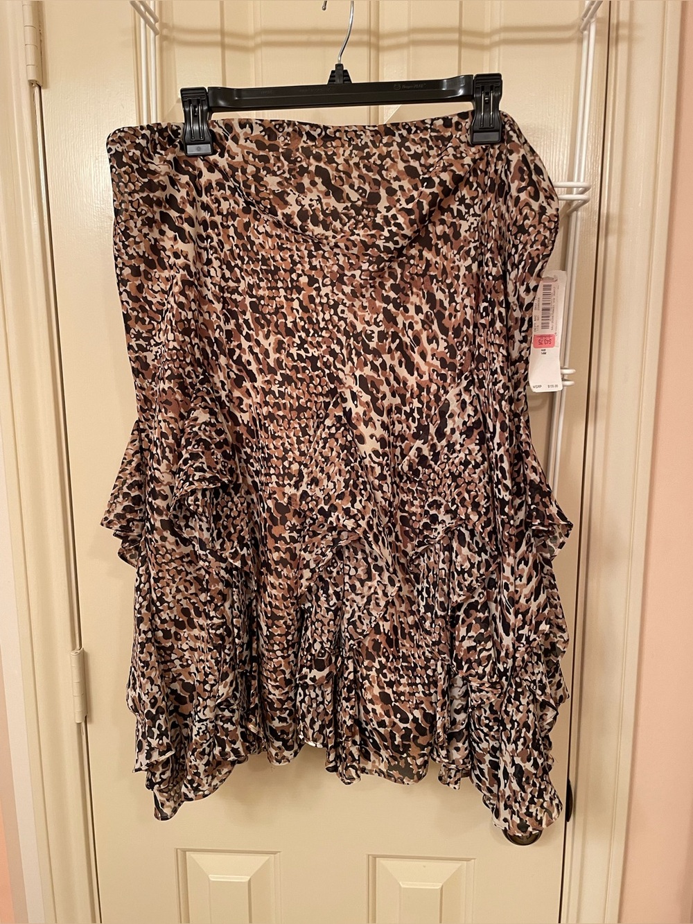 Lauren Ralph Lauren Animal Print Flutter Skirt - Picture 4 of 4
